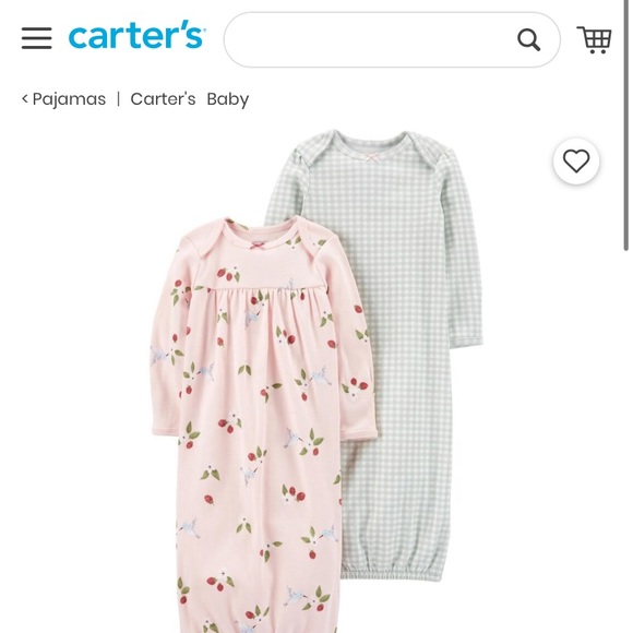 NWOT - Baby Girl sleeper gowns - Picture 4 of 8